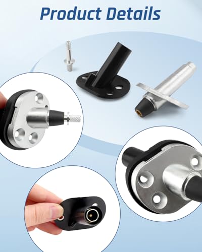 Wujexuhe Aerial Antenna Base Mount Compatible with Ford F-150 1997-2004 Replace 3L3Z18936AA - Thumbnail 3