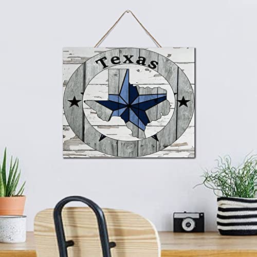 Panneau en bois d'exception Texas Lone Star gravé pour salon - 4