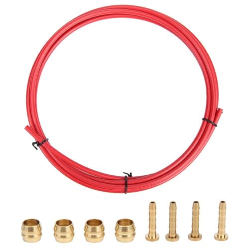 Image of Brake Cable Brake Cable 5mm Bicycle Hydraulic Disc Oil Tube MTB Bike Pipe(Red)