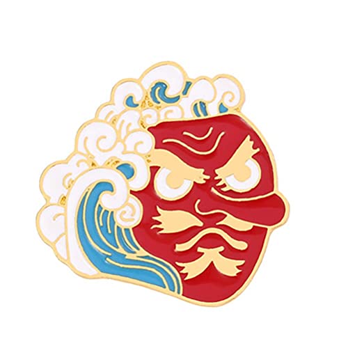 1 Uds. Broche de alfileres, insignia de Metal, broches de solapa para mujeres y hombres, accesorios de colección para Demon Slayer Cover