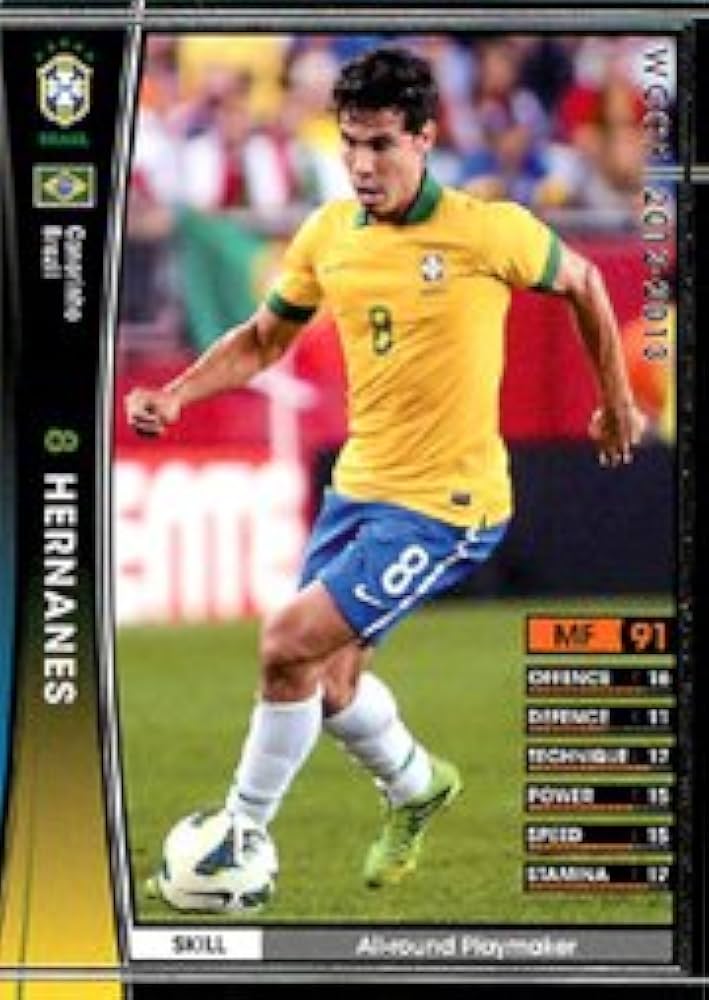 Amazon.co.jp: WCCF/12-13 2.0ver/A23/ブラジル代表/エルナネス