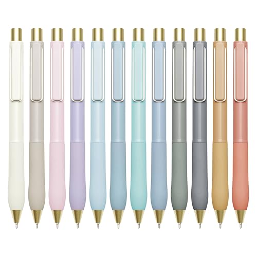 Linbsunne Ballpoint Pens Black Ink Pen 1.0Mm Medium Point With