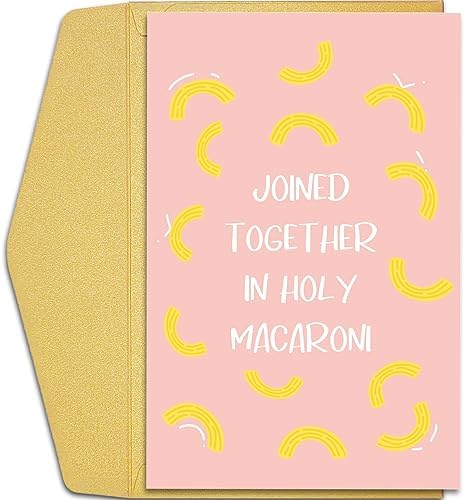 Funny Wedding Day Card - "Holy Shit We're Getting Married Today" Groom Bride Vows Card