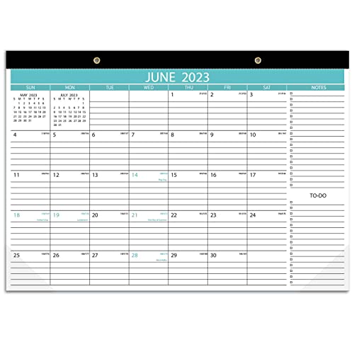 Desk Calendar 2023-2024, June 2023- June 2024,17"X 12", Desk/Wall Calendars With To-Do List And Pvc Cover, Corner Protectors, 2023-2024 Calendar Desk Perfect For Planning And Organization #TOP17