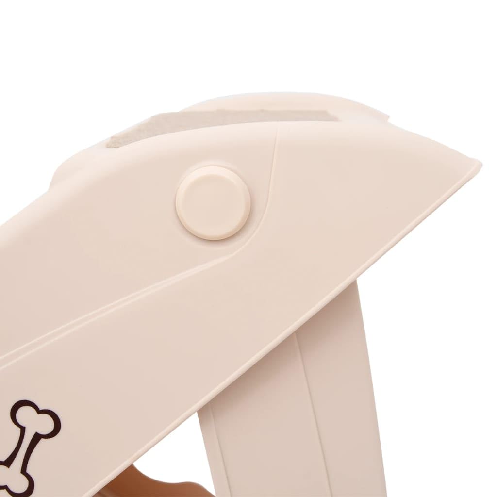 Scaletta pieghevole per cani in polipropilene, 62 x 40 x 49,5 cm, per animali domestici, con gradino antiscivolo e gradino sicuro, per cani, gatti, divano, letto, mobili