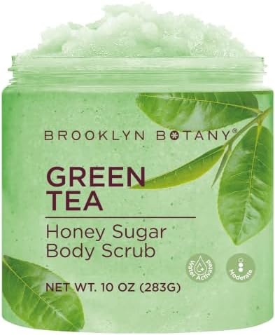Brooklyn Botany Green Tea Honey Sugar Scrub - 10 oz