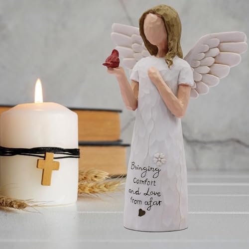 AcowSpt Cardinal Gifts for Women, Cardinal Decor, Sympathy Gifts for Loss of Loved One, Grief Gift for Women, Sculpted Hand-Painted Figurine