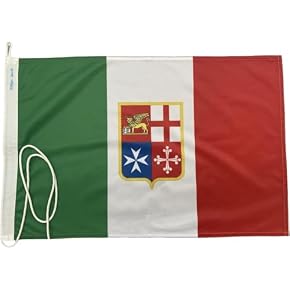 Guidoni per Barche in Poliestere| Pezzi 1 - Ganci per Bandiere Cordone - Materiale tessuto 100% poliestere 115g/m2 - Formato 30x50 cm. - Lavorazione Cucito a doppia impuntura con filo speciale