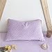 Wzór nordycki cukierek kolor poszewka na poduszkę z frędzlami moda kropki żakardowa aksamitna poszewka na poduszkę dom zima ciepły sen poszewka na poduszkę - fioletowy, 1 szt. 48 x 74 cm
