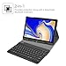 FINTIE Keyboard Case for Samsung Galaxy Tab S4 10.5 2018 Model SM-T830/T835/T837, Slim Shell Lightweight Stand Cover with Detachable Wireless Bluetooth Keyboard, Black