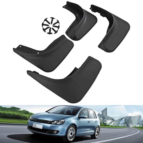 Guardabarros para VW Golf 6 2009-2013 y protectores contra salpicaduras 3