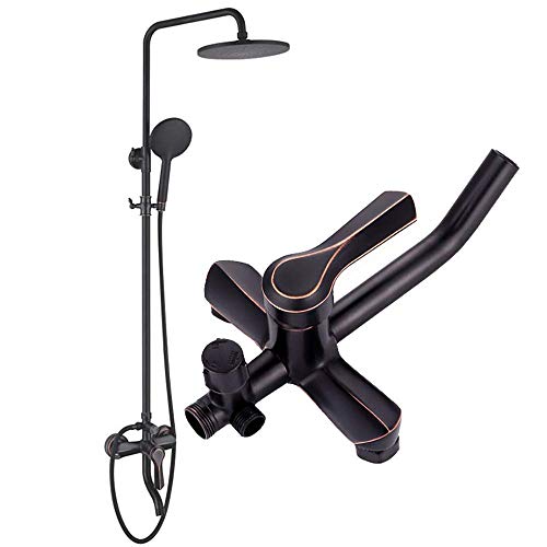 Kit de couronne de douche de pluie et ensemble de douche à main avec mitigeur de pression