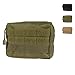 MOLLE Pouches - Compact Water-resistant Multi-purpose Tactical EDC Utility Gadget Gear Hanging waist Bags(Horizontal rectangle Pouch ,Green )