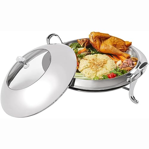 Calentador buffet redondo de acero inoxidable miniatura 6