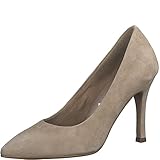 Tamaris Damen Klassische Pumps, Frauen Absatzschuhe,TOUCHit-Fußbett,stöckelschuhe,Absatzschuhe,high Heels,Heels,stoeckelschuhe,Taupe,38 EU