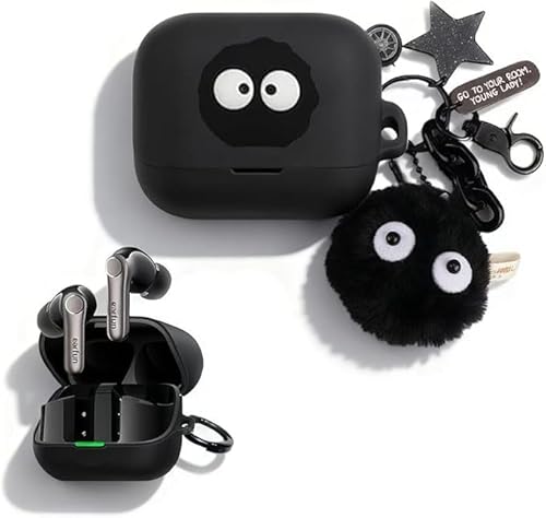 EarFun Air Pro 4+ �p �P�[�X ���C�����X �C���[�z�� �J�o�[ ���킢�� �A�j���[�V���� 3D ���� ���� �l�C �G�� �[�d�P�[�X�J�o�[ �V���R���ی�P�[�X earfun air pro 4+ �Ή� �����h�~ �ϏՌ� �h�o �L�Y�h�~ �w��