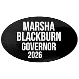 Marsha Blackburn Governor 2026 Vinyl Sticker Car Bumper Bumper Republican Conservative Election Campaign Patriotic Political Support Tennessee Smoky Ridge Legacy