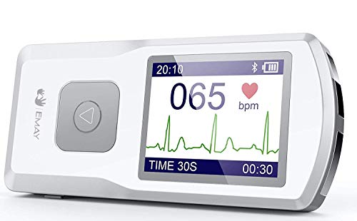 EMAY Portable EKG Monitor | Wireless EKG Monitoring Device with iOS & Android