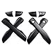 Door Handle Cover Trim Compatible With 10th Gen Honda Civic Sedan Hatchback Coupe Type R 2016 2017 2018 2019 2020 2021 Exterior Door Handles with smart Entry keyhole Matte Black Car Decoration
