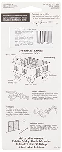 Prime-Line U 10366 Deluxe Door Knocker, Satin Nickel Us15 (Single Pack) #TOP1