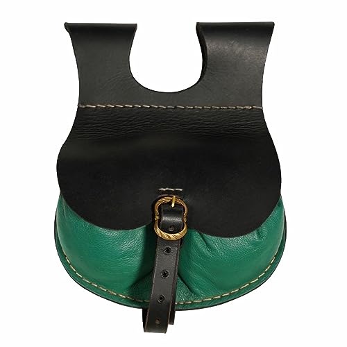 Sac banane médiéval Mythrojan d'une finition artisanale en cuir lourd durable