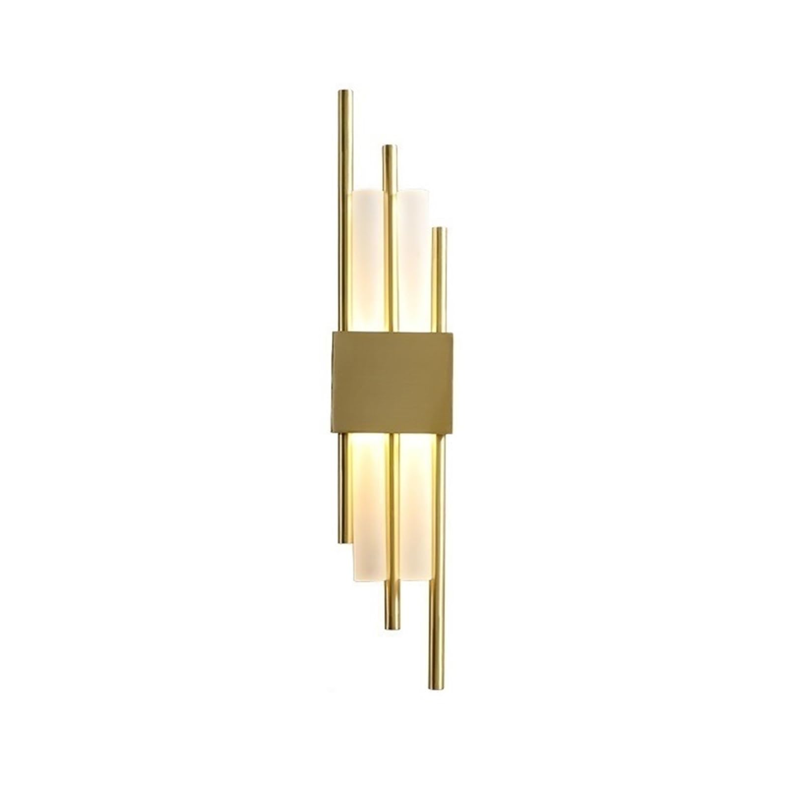 Yinj9562fg Living Room Staircase Corridor Bedroom Bedside Decorative Lamp Modern Simple Luxury Copper Wall Light Decor(Gold)