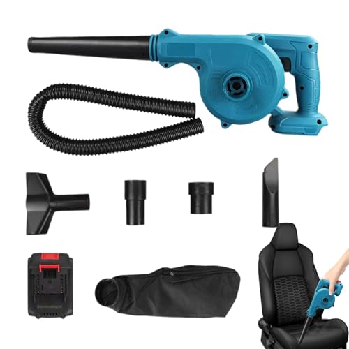 Soffiatore per foglie a batteria, Soffiatore per foglie senza fili, Aspirapolvere automatico elettrico senza fili, velivolo multiuso per giardini domestici, garage, terrazze e altre piccole ar
