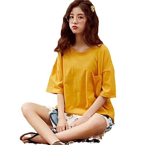 Pyjamas femmes coton légers et amples pour un confort de nuit style sweet lady