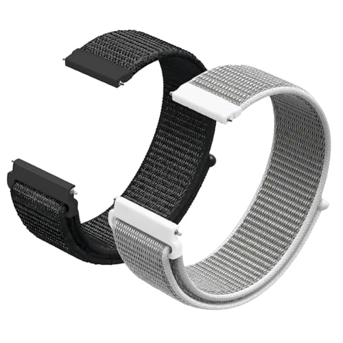 Nylon Fabric Watch Strap, 20 mm/22 mm with Smartwatch Strap