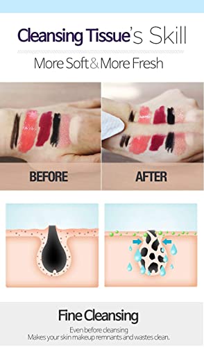 Epielle Og Makeup Remover Cleansing Wipes Tissue | Gentle For All Skin Types | Daily Facial Cleansing Towelettes | Removes Dirt, Oil, Makeup | Nicely Scented Argan Oil | 30 Count | 6 Pack Beauty Stocking Stuffers Gift #TOP6