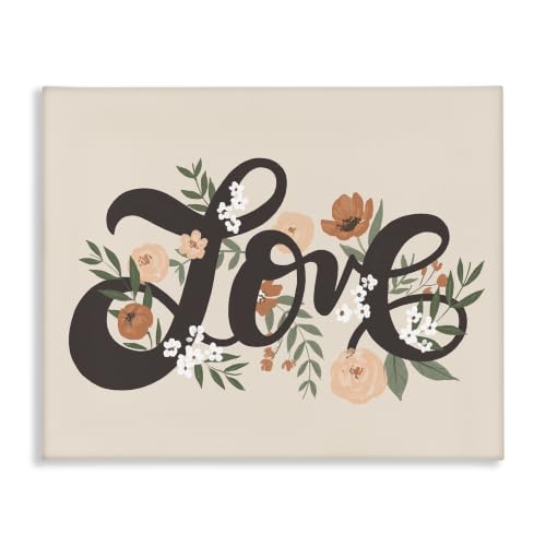 Vintage Love Botanical Floral, 24 x 30 Inch Canvas Wall Art