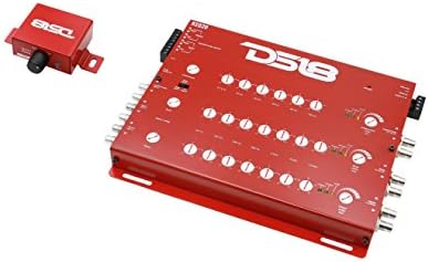DS18 KEQ20 20 Band Pre-Amp Equalizer with 6 Channel Line Driver & Remote Subwoofer Control, RED, One Size
