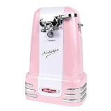 Nostalgia Retro Electric Can Opener for Kitchen with Magnetic Lid Remover, Knife Sharpener, and Soda...