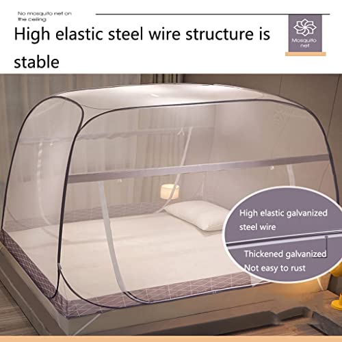 Moustiquaire pop-up lit grand format protection insectes camping pliable