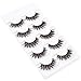 Wleec Beauty 18mm Dramatic False Eyelashes Set 3D Faux Mink Lashes Handmad Thick Fake Lashes Pack 3D/F15 (15 Pairs/3 Pack)
