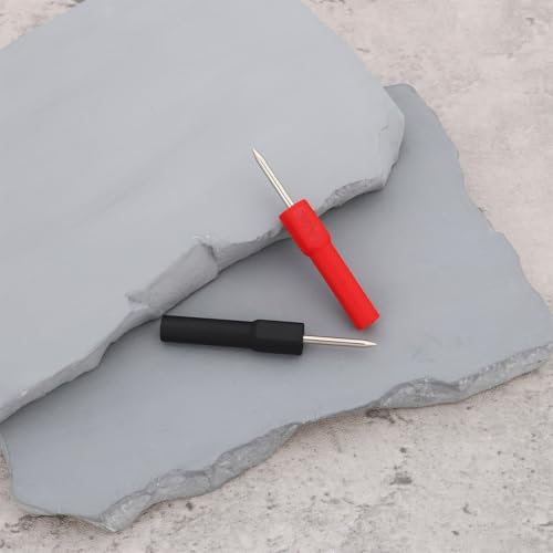 Be In Your Mind 4 Stück Prüfspitze 2 Mm Sonde auf 4 Mm Bananenbuchse 30 V/10 A Geeignet für Multimeter Oszilloskope