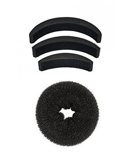 Homeoculture Hair Donut with Hair Puff High Volumizer Banana Bumpits (Pack of 3)