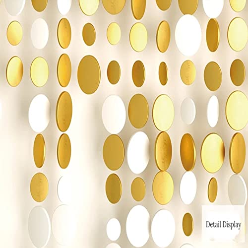 Lhgbgbln 3D Wallpaper Modern Creative Gold Circle Wall Cloth Living Room Dining Room Luxury Home Decoration Mural Silk Cloth Wall Sticker #TOP3