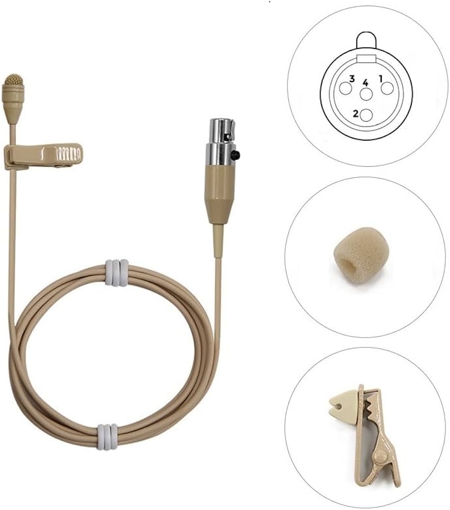 Amazon.com: Replacement Lavalier Clip on Microphone for Shure