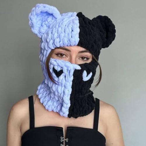 Couvre-visage intégral pour déguisement Halloween et ski hiver