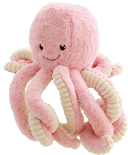 TONGSONG Juguetes de peluche de pulpo de dibujos animados, juguetes de peluche de pulpo, juguetes de peluche de regalo para niños y amantes, decoración del hogar (rosa, 23.6 pulgadas)