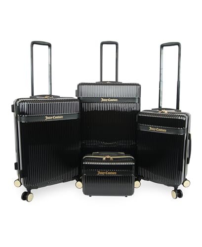 Juicy Couture Adeline Hardside 4pc Set - 21 25 29 and 13 vanity case