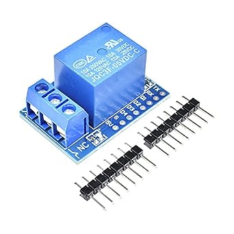 1Set for Wemos D1 Mini Relay Shield One Channel for Wemos D1 Mini Relay Module for Arduino ESP8266 Development Board