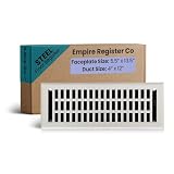 Empire Register Co 4×12 Modern White