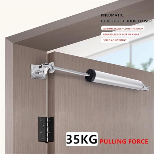 Cierrapuertas automático con velocidad ajustable para la seguridad de casa 4