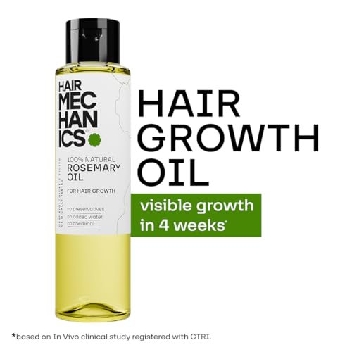 Image of Rosemary Essential Oil for Hair Growth| Hair Fall Control| Deep Nourishment & Strengthens Hair| Skin Care Support| Clinically Proven| Scalp Nourishment Boost| Reduces Breakage| 100 Ml