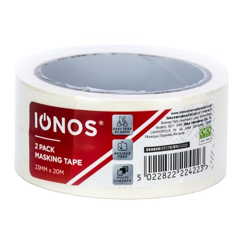 IONOS Masking Tape 23mm 20m - 2 Packs