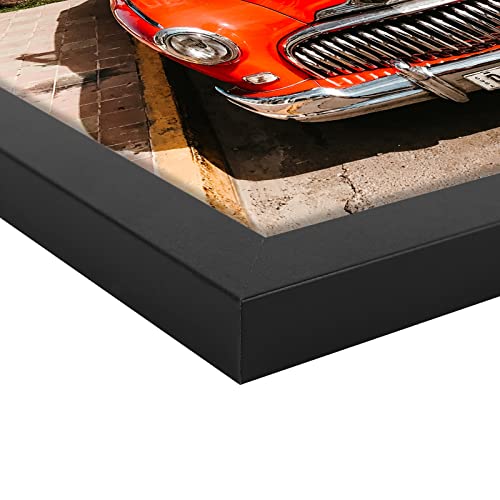 Auear, A2 Picture Frame Black Set Of 2, 16.5 X 23.4 Poster Frame Wall Mounted Horizontal And Vertical #TOP4