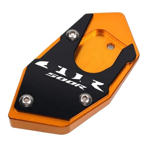 Pad béquille moto CBR 500R pour stationner sur herbe et gravier