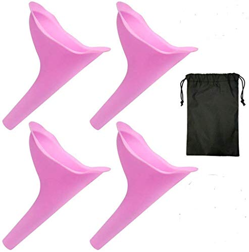 Landteek Female Urination Device Travel Camping Outdoor Standing Pee Reusable Urinal Women Funnel